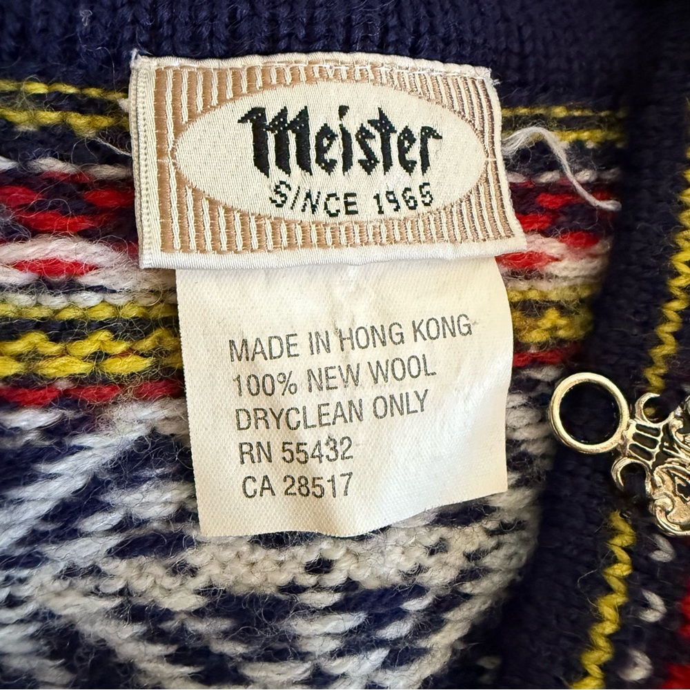 Vintage Meister Wool Sweater - Picture 8 of 9
